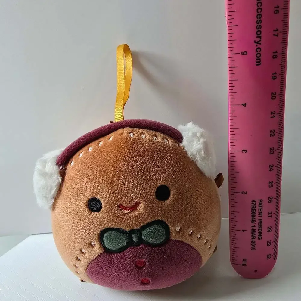 Squishmallows Jordan the Gingerbread Christmas Ornament Plush with Green Bow Tie